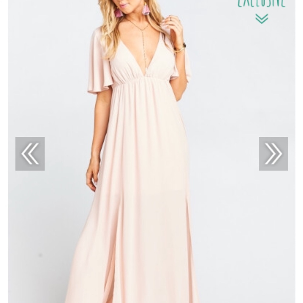 Mumu maxi bridesmaids/prom dress
